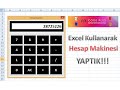 Excel İle Hesap Makinesi Yaptım | Excel İle Hesap Makinesi Yapımı | Sadece Excel UserForm Kullandım.