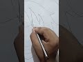 ✏️ Anime Sketch in 1 Minute | drawing for smart art studio | #art
