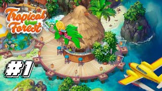 Gameplay Para Android | Tropical Forest: Saga Da Ilha, Match 3 e Puzzle screenshot 3