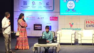 Aaryan Shukla Human Calculator performing Flash Anzan Live