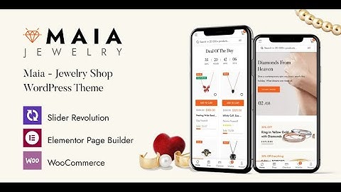 💝 Maia - Jewelry Shop WordPress Theme - August’s Freebies - Free WordPress Themes 2022