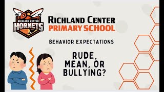 Rude, Mean or Bullying? Hornet Way Video