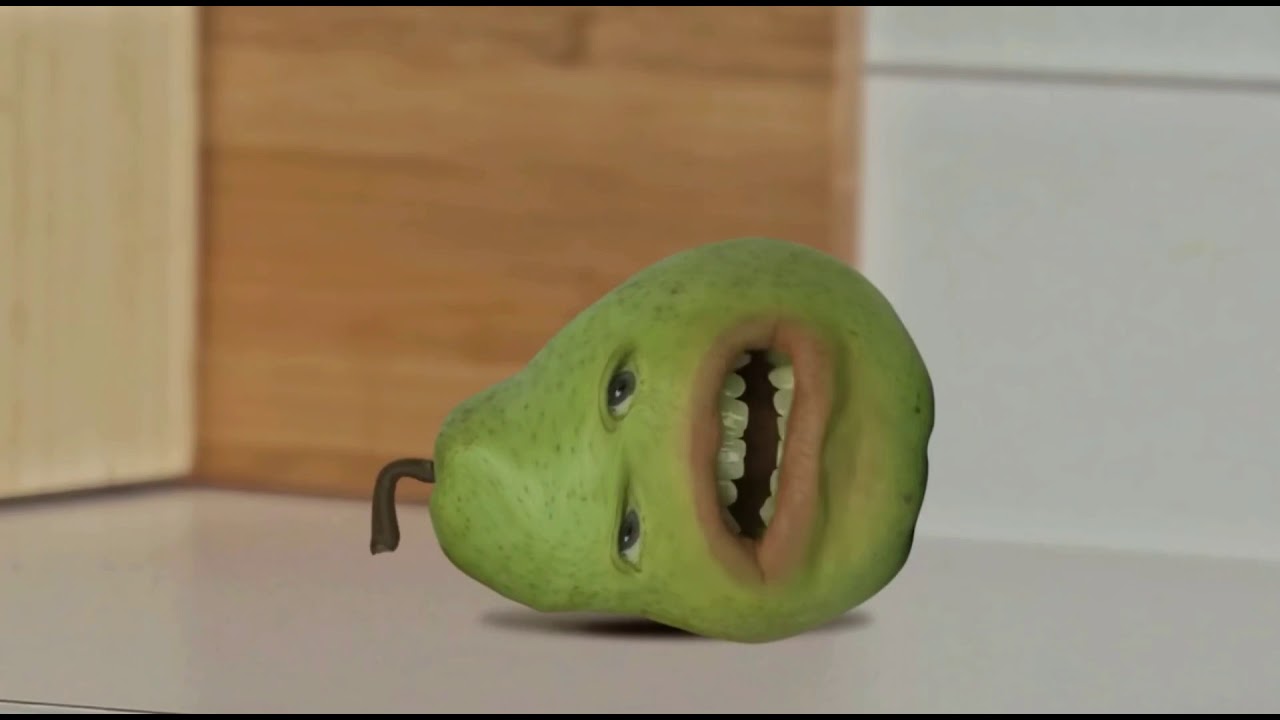 Pear Breaks His Stem Annoying Orange Youtube