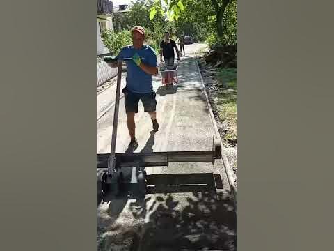 Грейдер ручной планировщик brukkov +380677709672 - YouTube