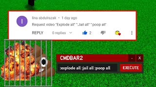 Request Explode All Jail All Poop All Free Admin - Roblox