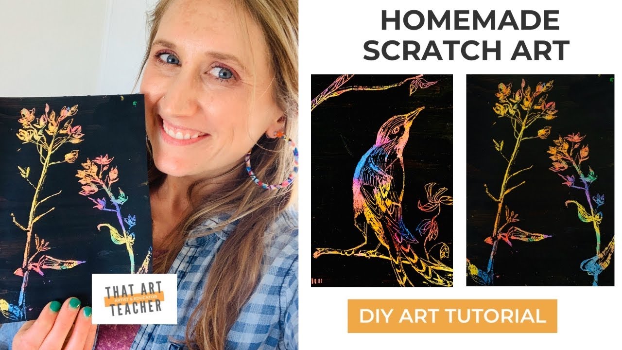 DIY Scratch Art the Easy Way  Scratch art, Easy art for kids