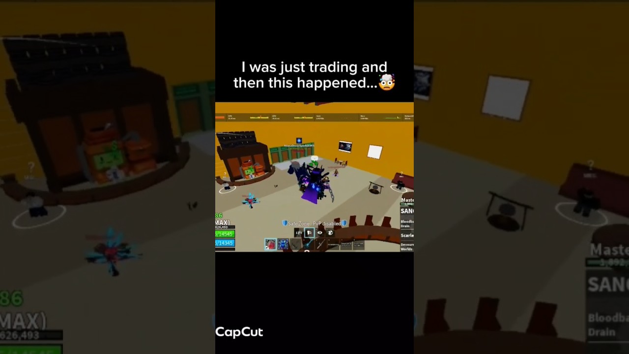 Admin abuse in bloxxfruit🤯😱 
