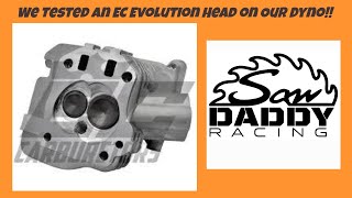 EC EVOLUTION Head Dyno Test on Our Tillotson 225 RS
