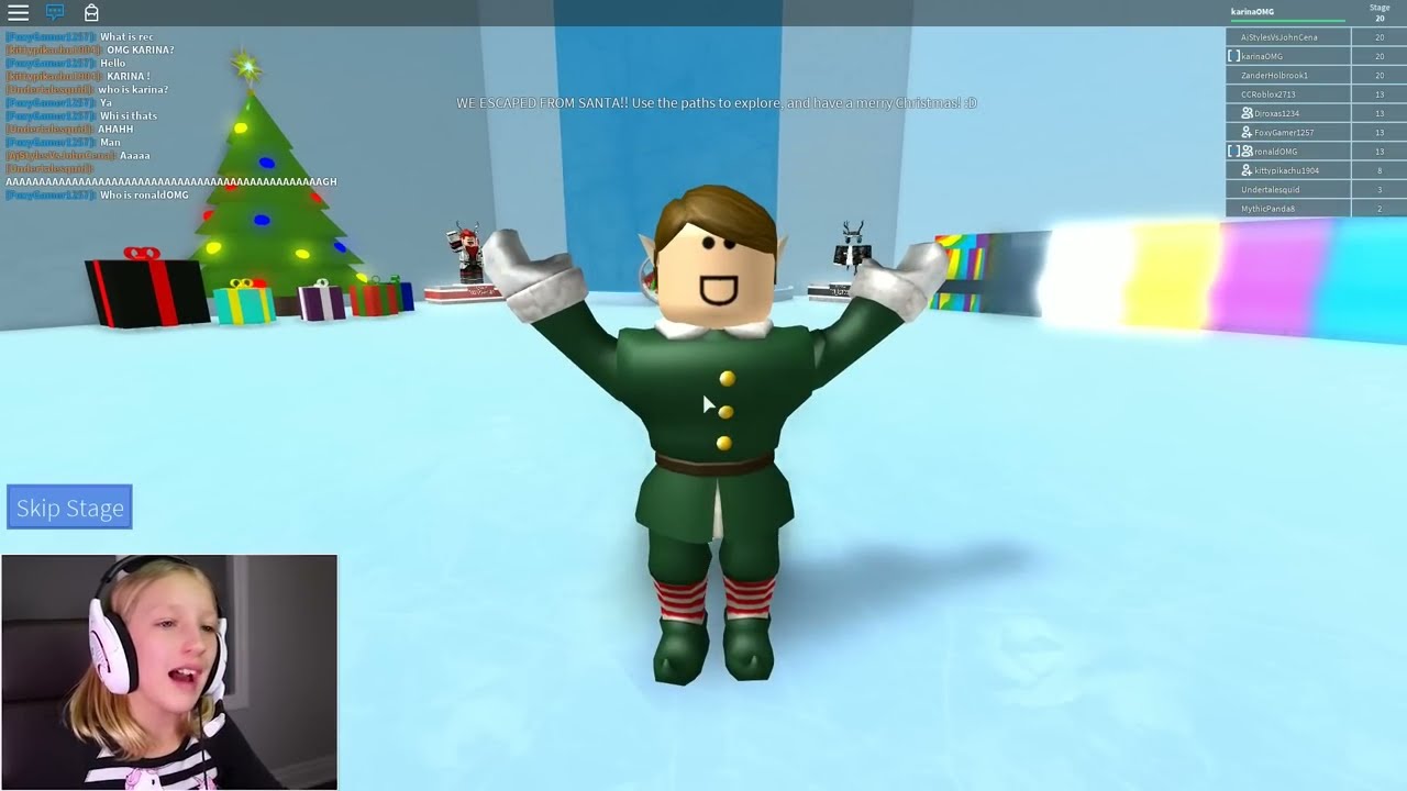 Karinaomg Roblox Obbys Santa