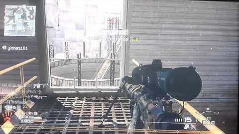 POSSIBLY THE BEST NO-SCOPE ON MW2 | amazing across the map noscope on quarry