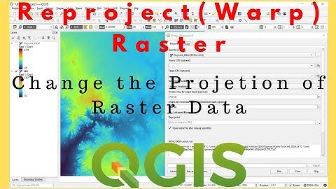 How to Reproject Raster in QGIS | How to Change the Coordinate System of Raster Dataset