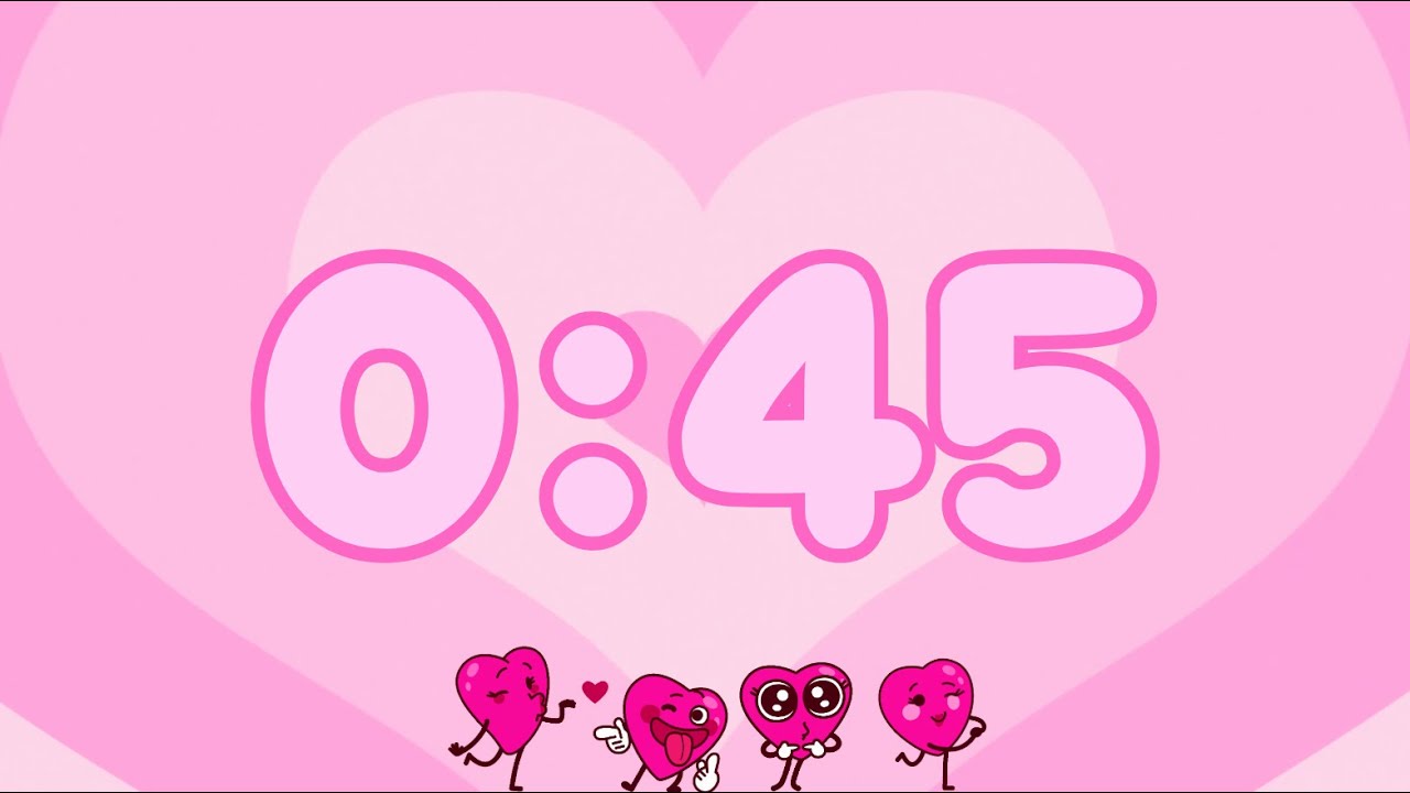45 Second Timer Countdown - Calm and Relaxing Music