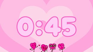 45 Second Timer Countdown - Calm and Relaxing Music