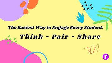 The Easiest Way to Engage Every Student: Think-Pair-Share!