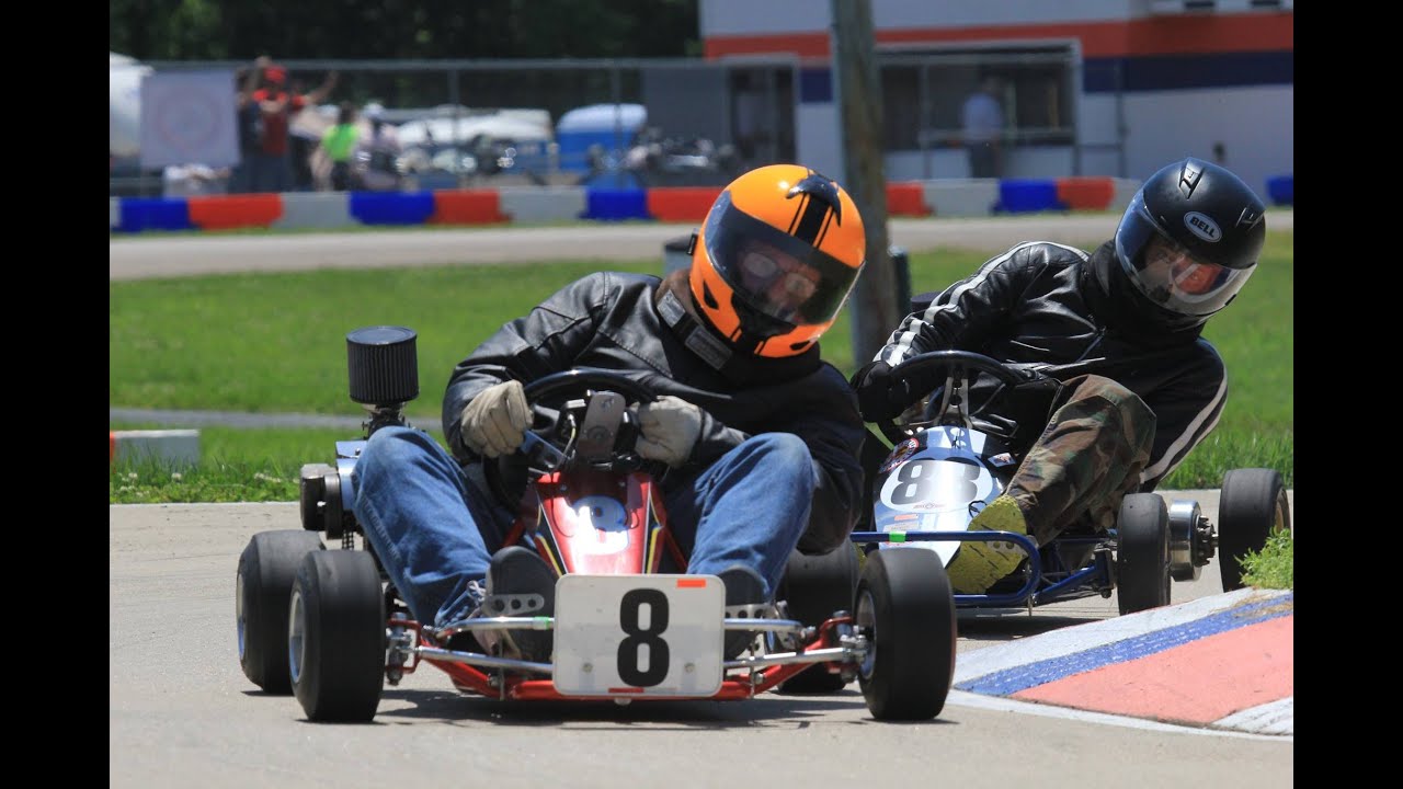 61 Kartway | West Bend 820 Sportsman Rear Engine Kart Onboard