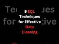 Stop Using Dirty Data! 😱 9 Data Cleaning Hacks You Need in 2025 #dataengineering #shorts