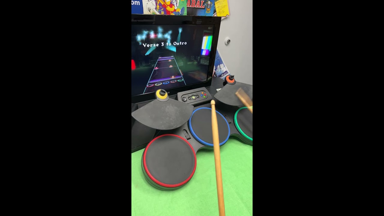 Lets Play Guitar Hero Drums 
