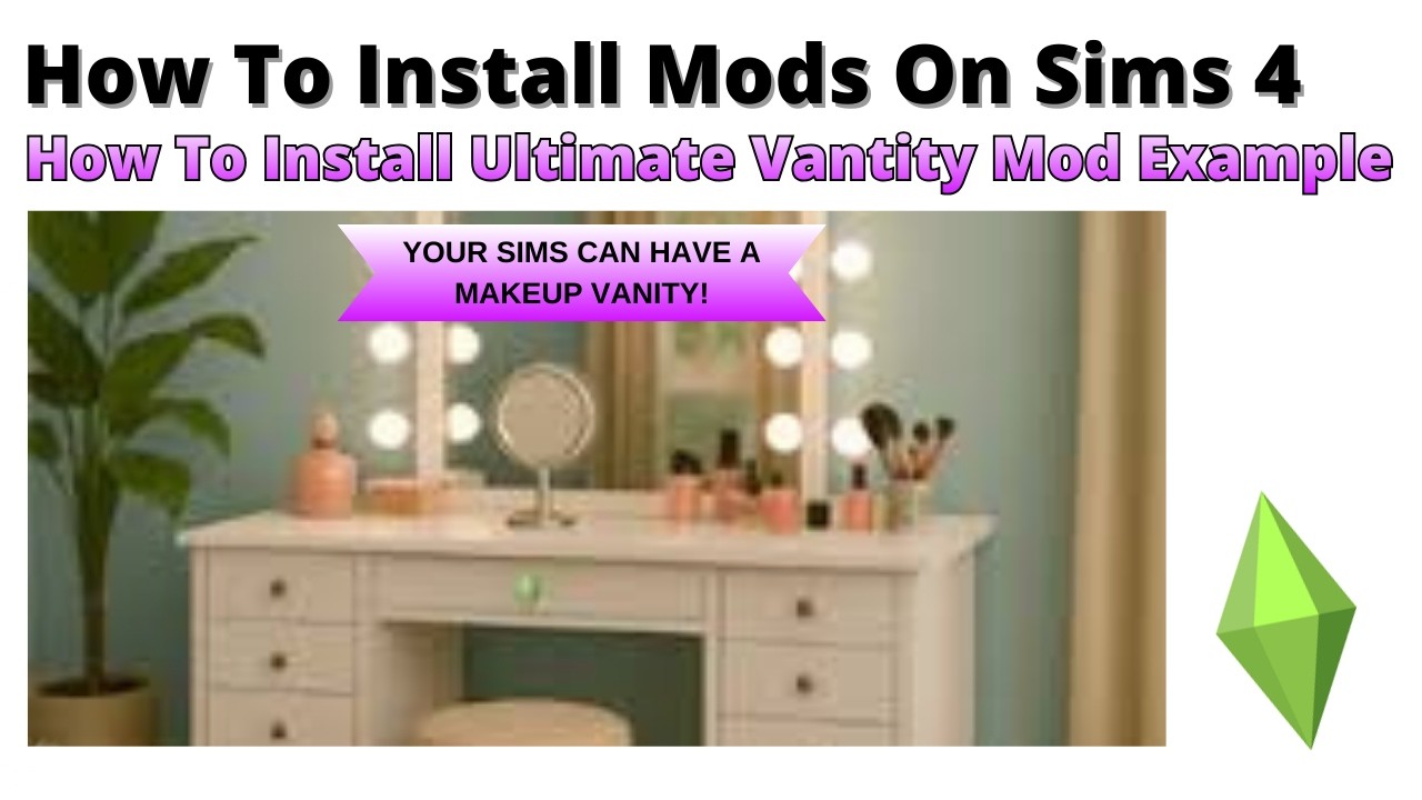 Vanity Mod Menu How To Install Ultimate Vanity Mod For Sims 4 | 2026 - YouTube