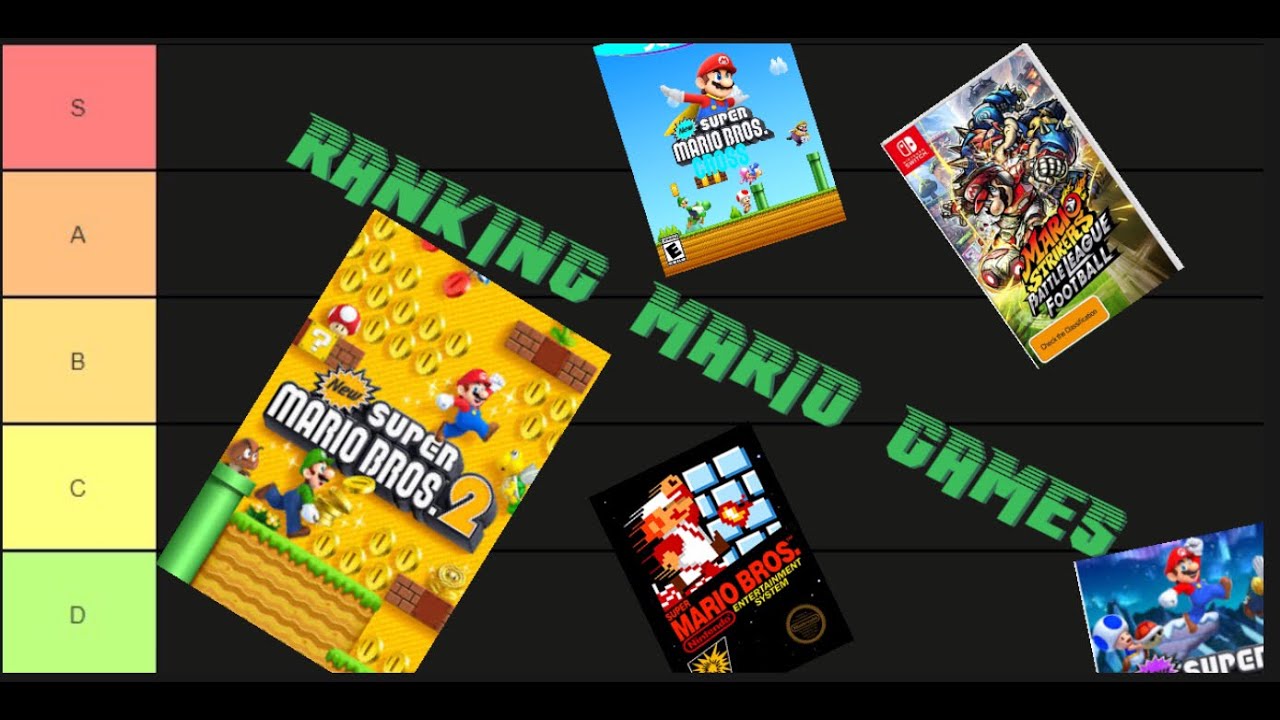 Agex ranks(MARIO GAMES!!!!) - YouTube