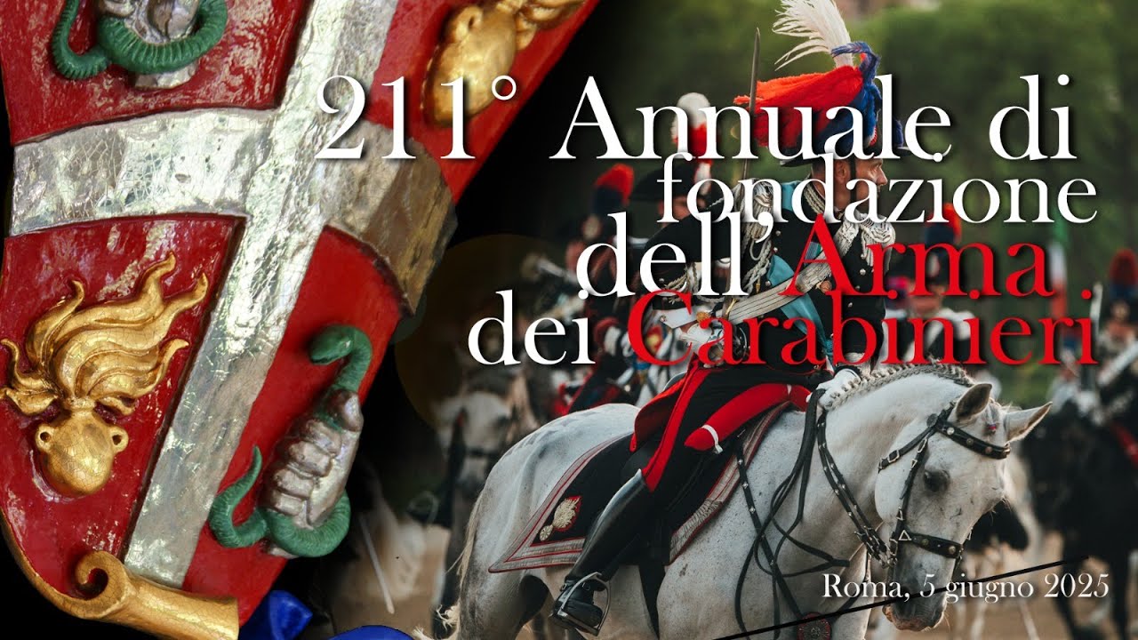 Cerimonia del 211° Annuale di Fondazione dell'Arma dei Carabinieri