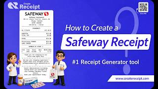 Safeway Receipt Generator | Create a Custom Receipt