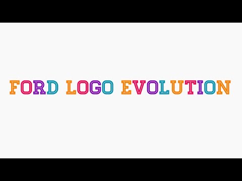 Ford logo evolution