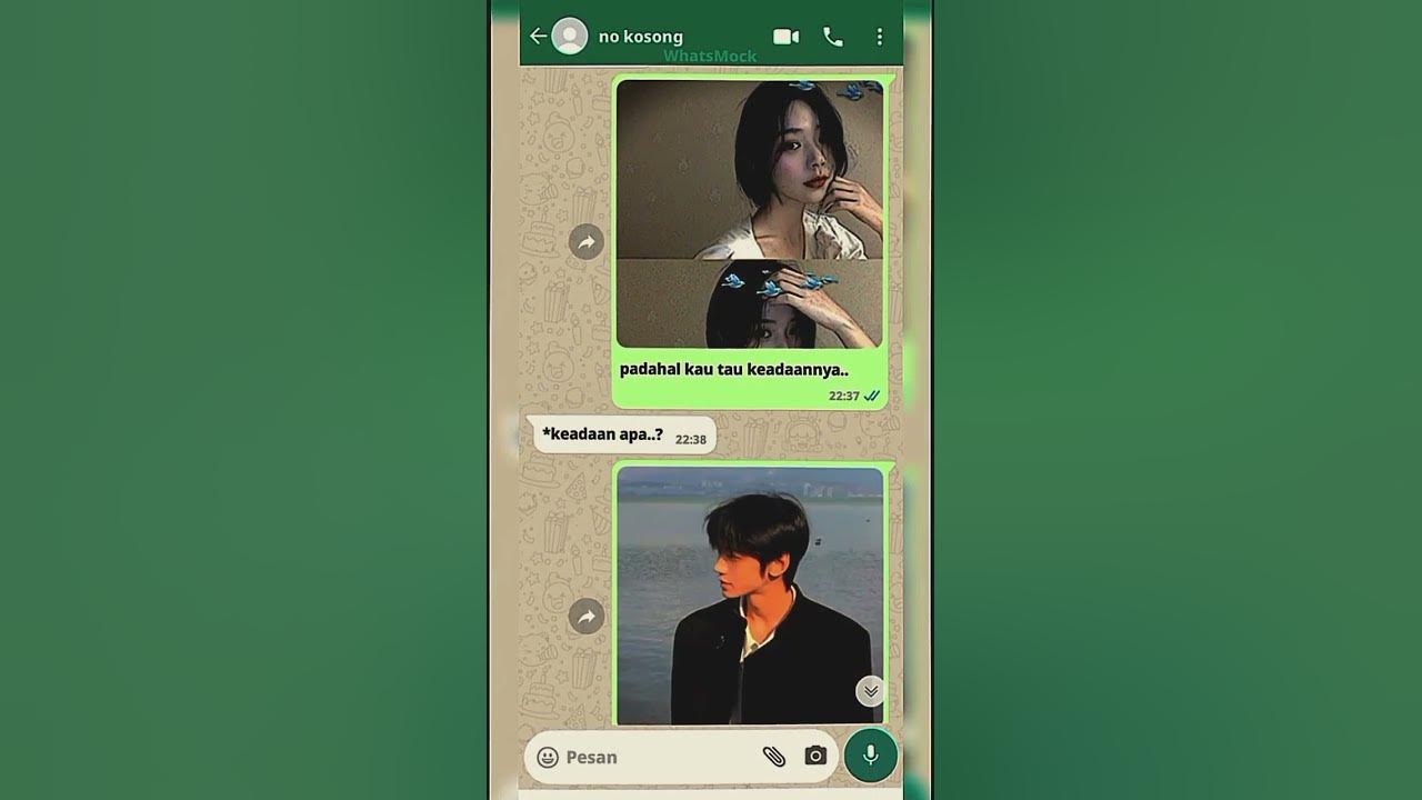 pov : jangan datang lagi cinta..  || #fakechat #whatsmock #bismillahrame