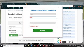 Conversor de Sistemas Numéricos. Práctica 0