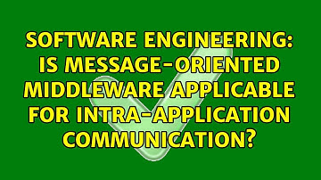 Is message-oriented middleware applicable for intra-application communication?