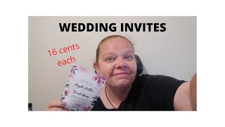 How To Create WEDDING INVITATIONS For 16 Cents EACH