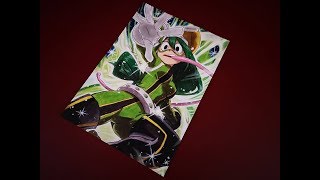 Speed Drawing Tsuyu Asui - Froppy My Hero Acedemia Boku No Hero Academia