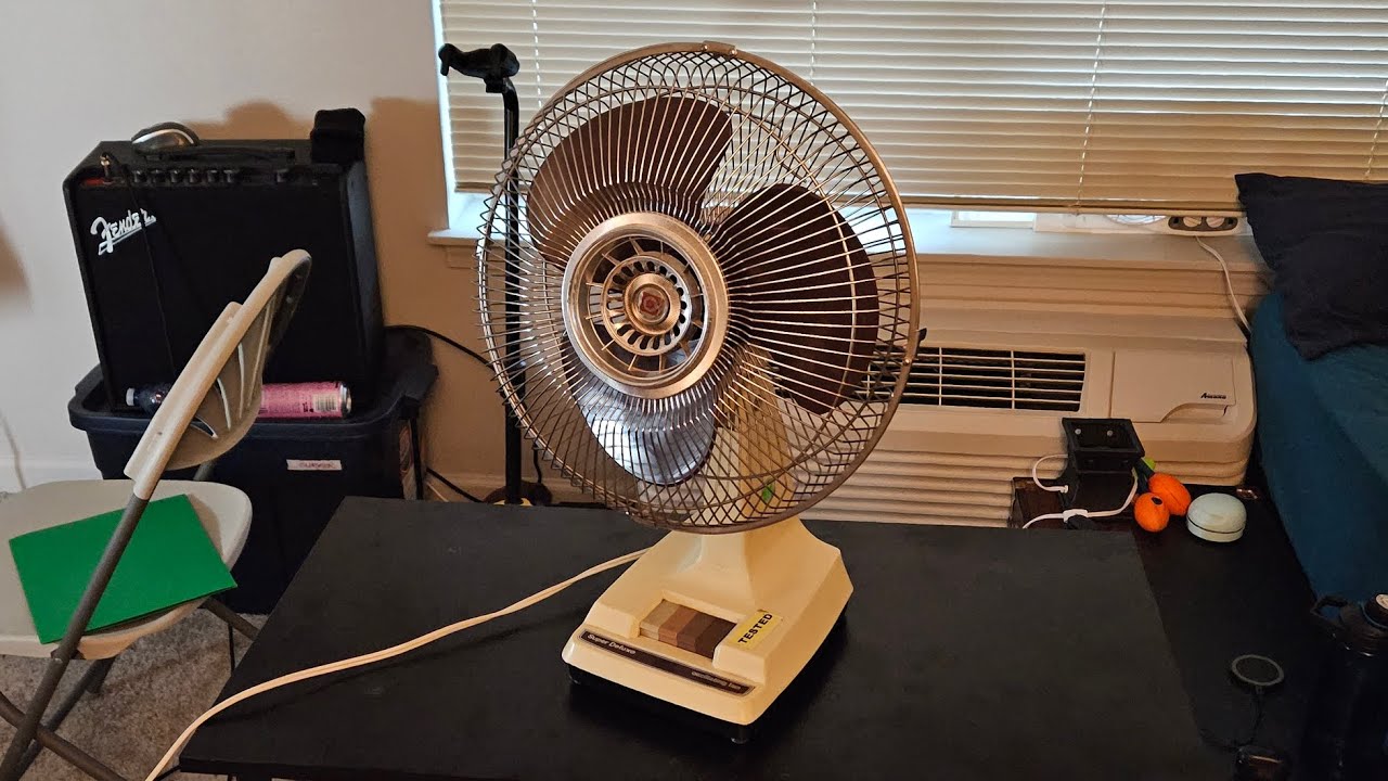 "Super Deluxe" CL1202 12" Oscillating Fan YouTube