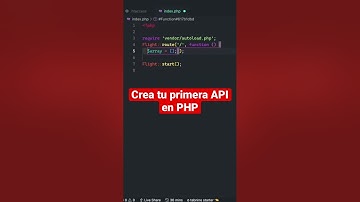 Crea tu primera primera API en PHP con FlightPHP