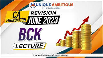 CA Foundation | BCK - Ch 4 Government policies - L 3 | June 2023