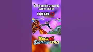 How to counter a revenge counter on sparking ZERO #dragonball #dragonballz #sparkingzero #anime
