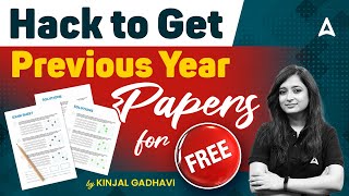 Hack to get Previous Year Papers for Free | By Kinjal Gadhavi
