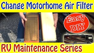 Change Motorhome Air Filter