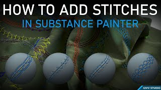 How to apply Stitch in Substance Painter