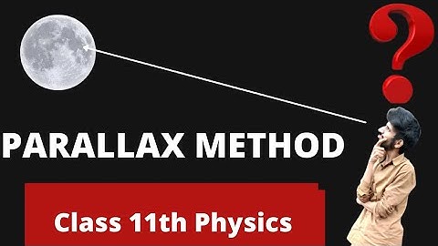 Parallax Method Class 11th In Hindi |What Is Parallax | Class11th Physics