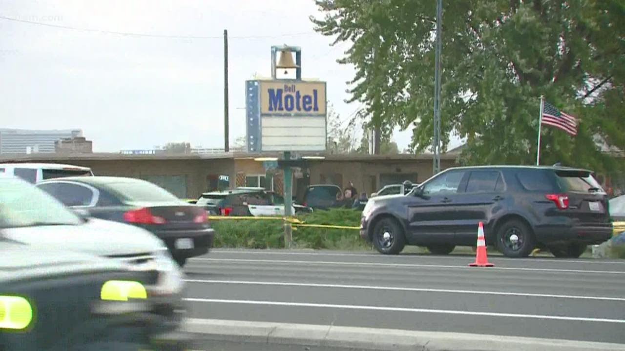 Spokane police shoot wanted suspect at Airway Heights motel - YouTube