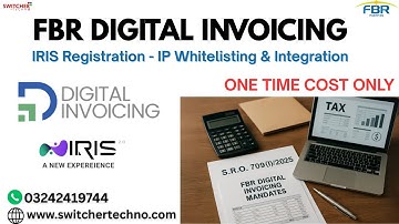 FBR Digital Invoicing Made Easy | Post Tax Invoices to FBR Portal with Switcher Techno Software