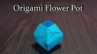 [DETAILED TUTORIAL] Origami Flower Pot: Craft Your Paper Pot