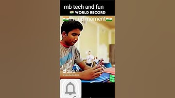 ❤Pavan Ravindra solve cube in 5.58 seconds world record🇮🇳 #shortvideo#shorts#2024#parisolympics2024