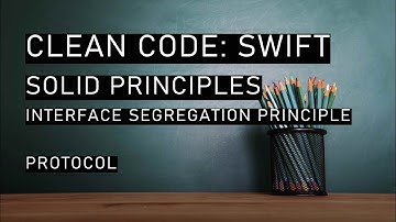 Clean Code SOLID principles in Swift - Interface Segregation Principle. Learn to use protocols.