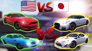 Jabanese cars vs american cars in ultimate car driving screenshot 3