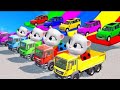 Gadi wala cartoon | Toy helicopter wala video| Tractor dumper bus| JCB &amp; tractor &amp; truck