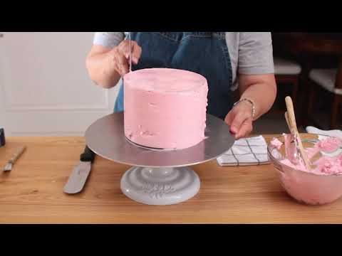 Tarta con bordes perfectos con discos acrílicos