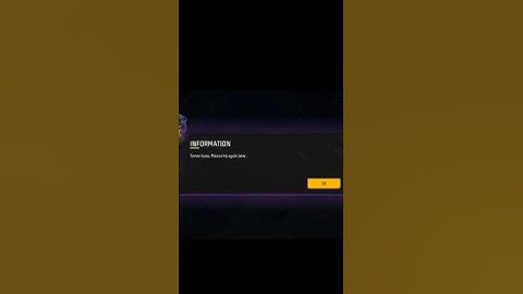free fire server busy problem 😱#freefire #shorts #trending #video