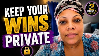 🎯 Why I Keep My Pick 3 Wins Private