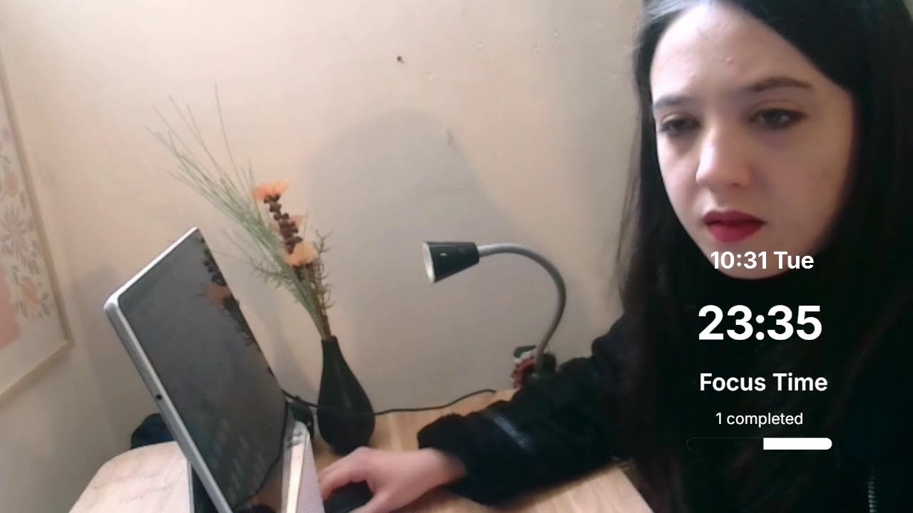 2 HOURS REAL TIME STUDY WITH ME - pomodoro 50/10 [ with talks] coworking ambience👨‍💻